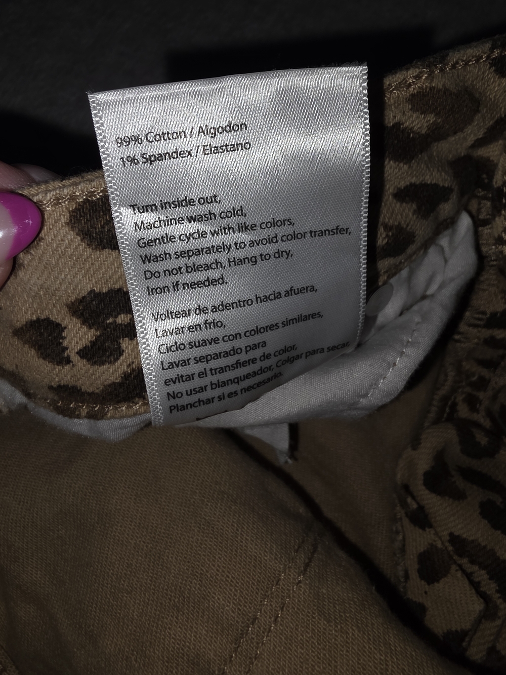 Risen Leopard Barrel Jeans - Picture 7 of 7